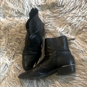 Black Leather Boots